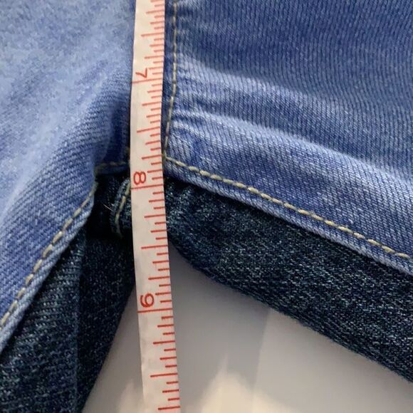 RODEO Crowns denim jeans unique style light wash in front and dark in back - Picture 11 of 13